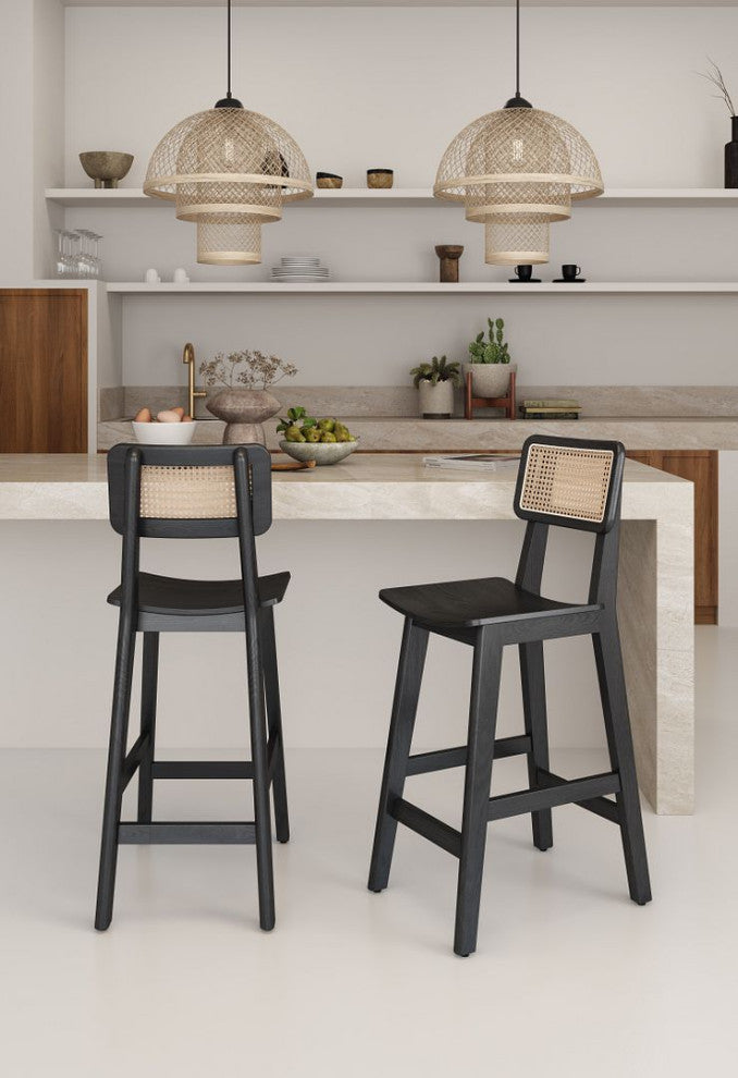 Manhattan Comfort Versailles Counter Stool, Set of 3