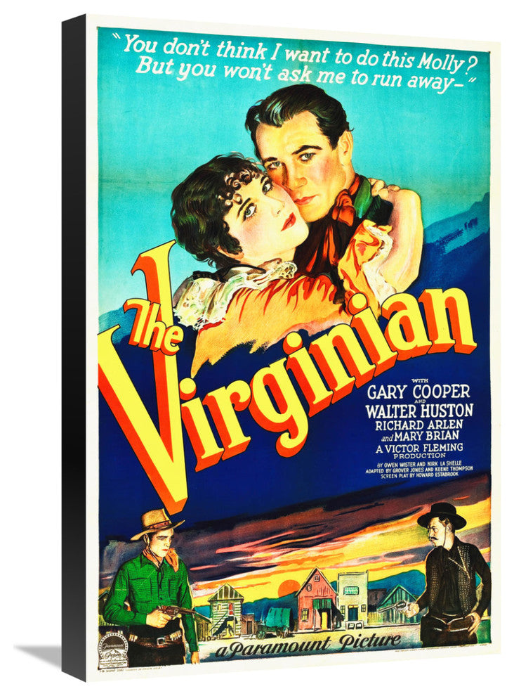 "The Virginian" Stretched Canvas Giclee by Hollywood Photo Archive, 16"x24"
