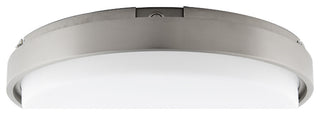 Lithium LED Round Flush Mount 5-CCT, Brushed Nickel, 15", Without Backup Battery