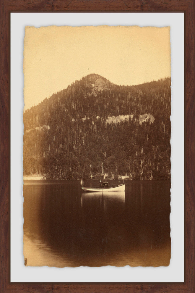 "Echo Lake and Steamboat" Framed Painting Print, 20"x30"