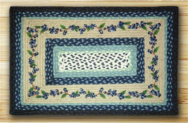 Earth Rugs PP-312 Blueberry Vine Oblong Patch 20" x 30"