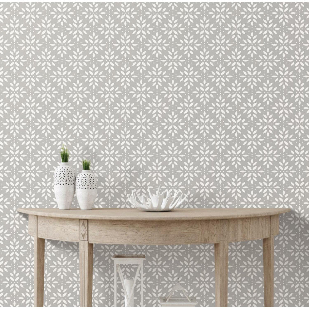 Taupe Rose Lindo Agave Peel & Stick Wallpaper