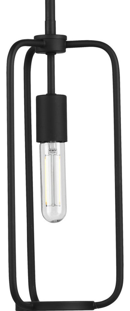 Bonn Collection 1-Light Black Mini-Pendant