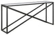 Henn&Hart 64" Black Console Table
