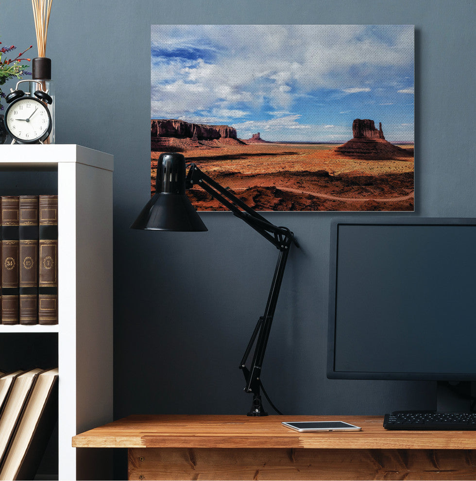 Utah Monument Valley Desert Landscape Photograph, 30"x40", Canvas Art
