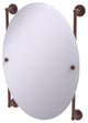 Prestige Skyline Oval Frameless Rail Mounted Mirror, Antique Copper