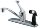 Kingston Brass KB0573 8" Centerset Kitchen Faucet, Polished Chrome