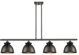 INNOVATIONS LIGHTING 516-4I-BK-M14-BK Adirondack 3 Light Island Light