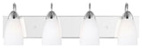 Seville 4-Light Wall/Bath, Chrome