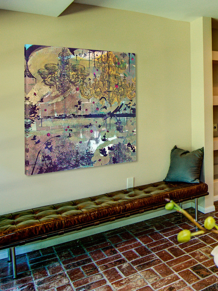 "Third Equinox" Painting Print on Canvas by Tracy Silva Barbosa