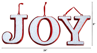 8.5" JOY Holiday Deluxe Shatterproof Ornament Set