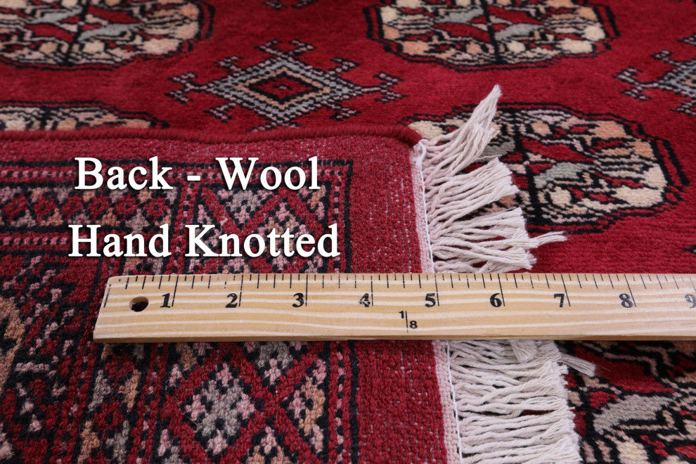 3' 1" X 5' 4" Silky Bokhara Handmade Wool Rug - Q13760