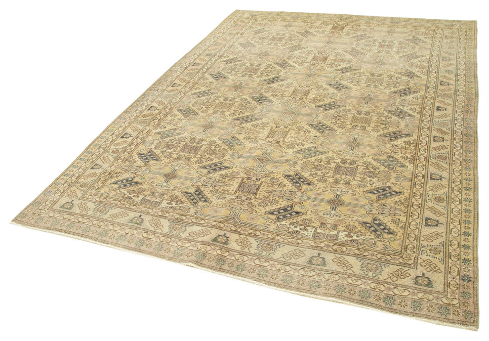 Rug N Carpet - Handmade Turkish 6' 6'' x 9' 5'' Wool Area Rug