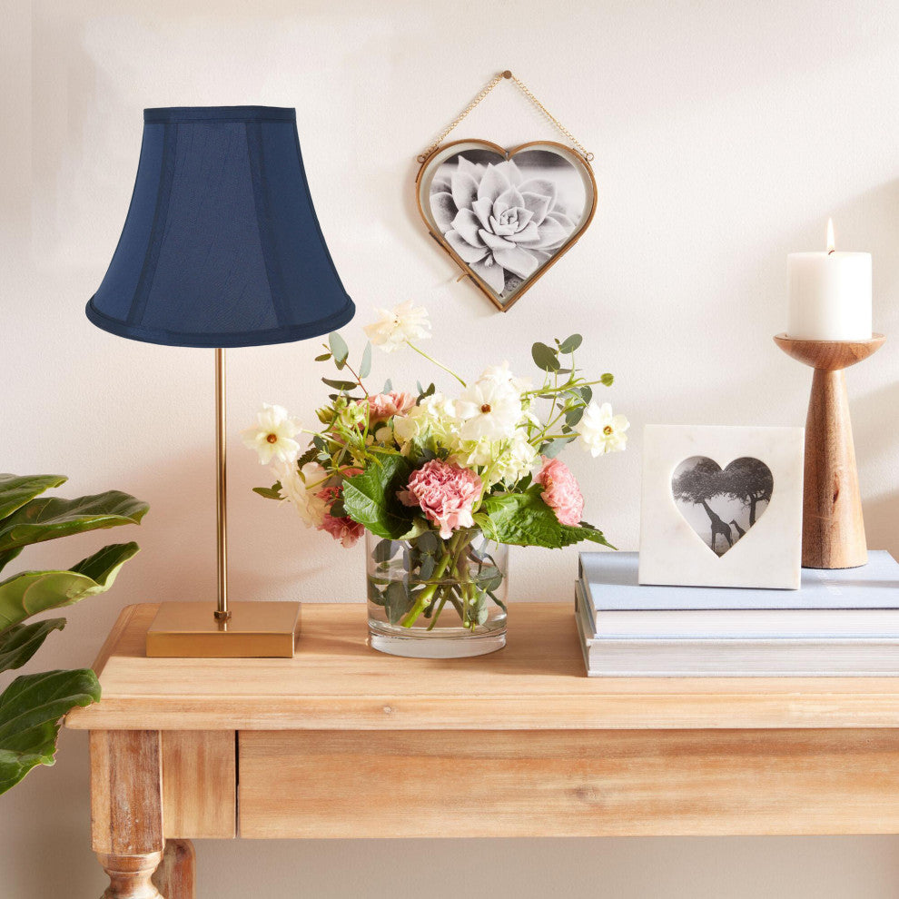 Bell Lamp Shade, 5x9x7", Navy Blue, Single