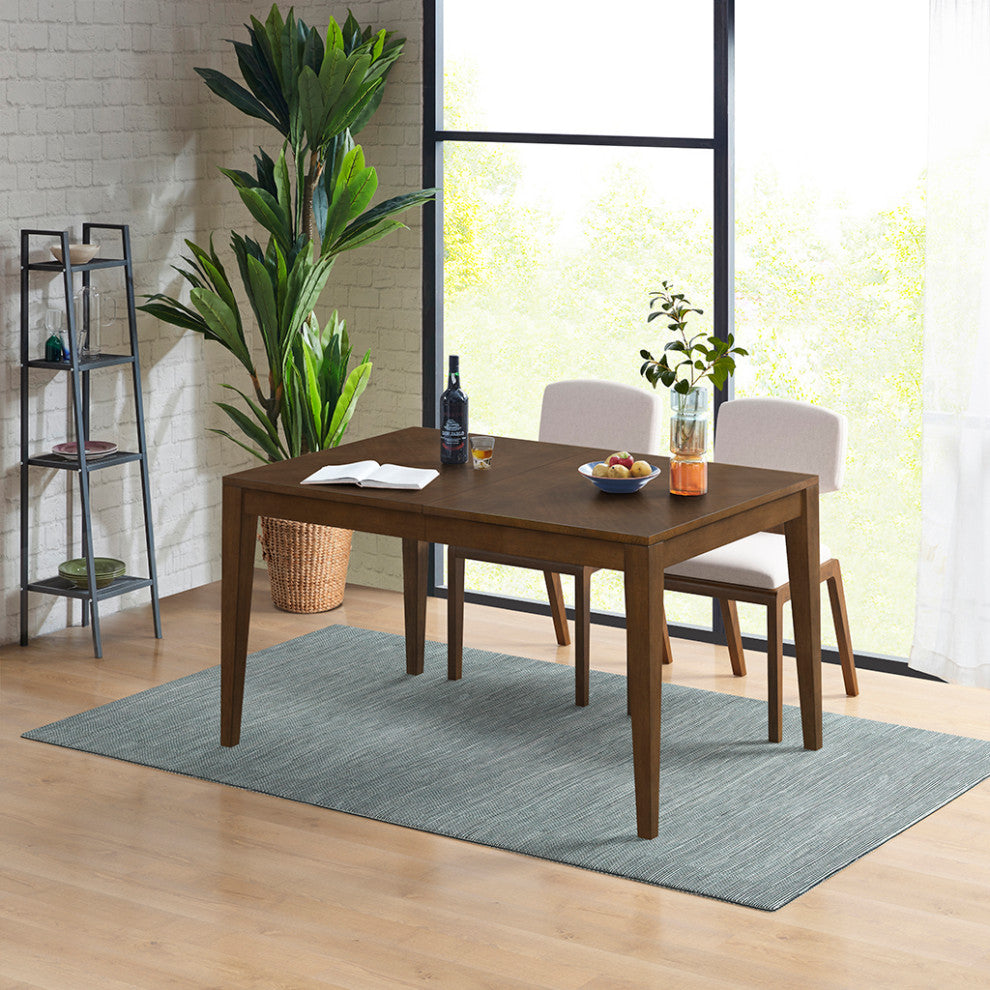 INK+IVY Cove Rectangle Extension Dining Table 6-8 Person, Pecan