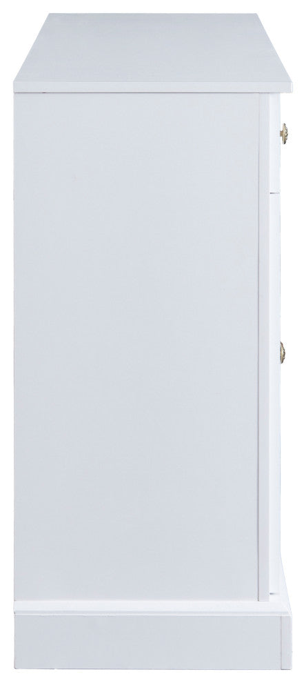 TATEUS 58" Kitchen Sideboard Storage Buffet Cabinet, White