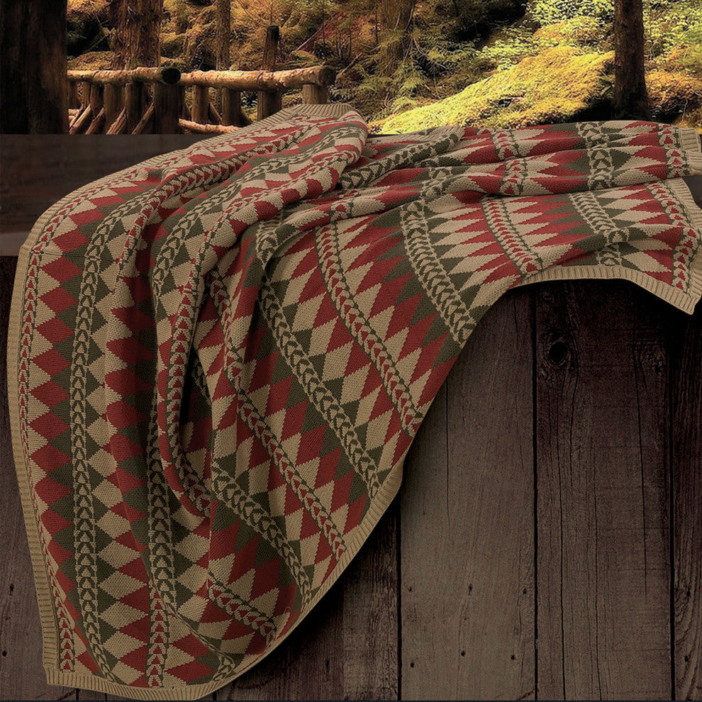 Wilderness Ridge Knitted Throw