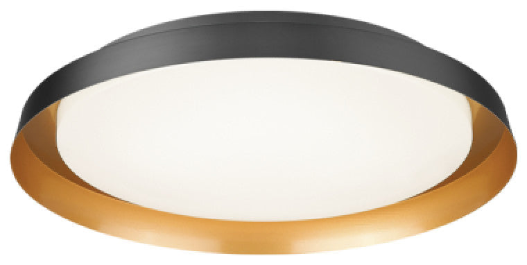 Matteo Lighting M15602BK Flush Mount Light, Black Finish