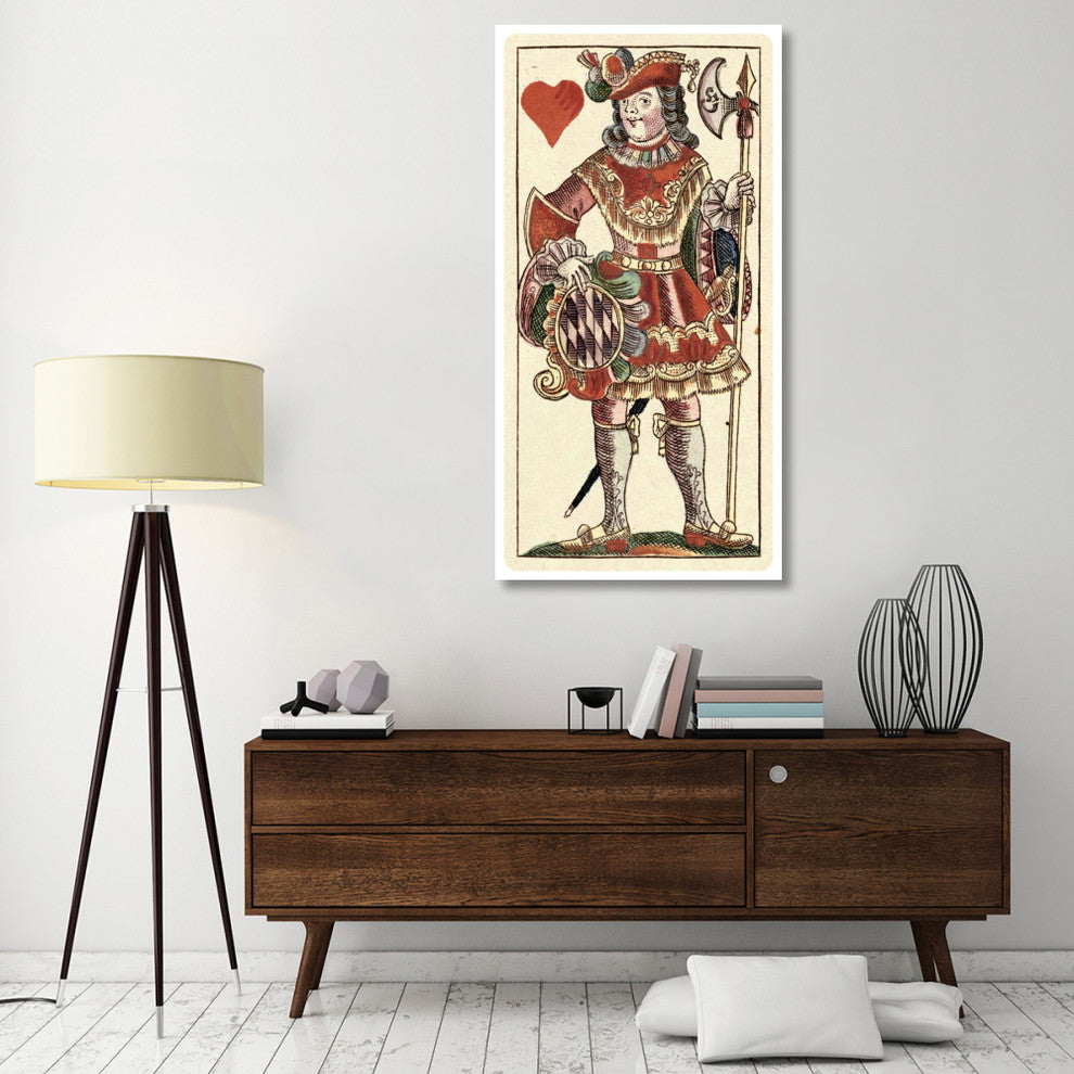 "Knave of Hearts (Bauern Hochzeit Deck)" Paper Art, 32"x62"