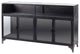 Pender Black Metal w/Glass Doors Display Cabinet