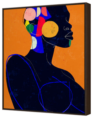 Manga 7 Fine Art Print, Walnut, 50"x40"