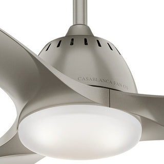 Casablanca 52" Wisp Pewter Ceiling Fan With Light and Remote