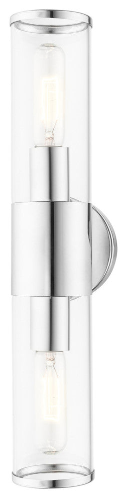 Polished Chrome Nautical, Contemporary, Urban, Industrial Vanity Sconce