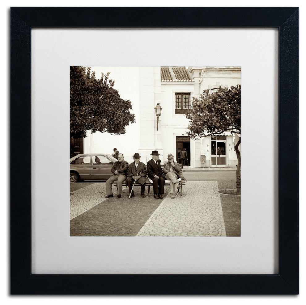 Alan Blaustein 'Granada I' Art, Black Frame, White Mat, 16x16