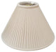 Coolie Empire Side Pleat Basic Lampshade, Beige, 5"x14"x9.5"