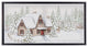 Framed Winter Scene Canvas Wall Art 25"L