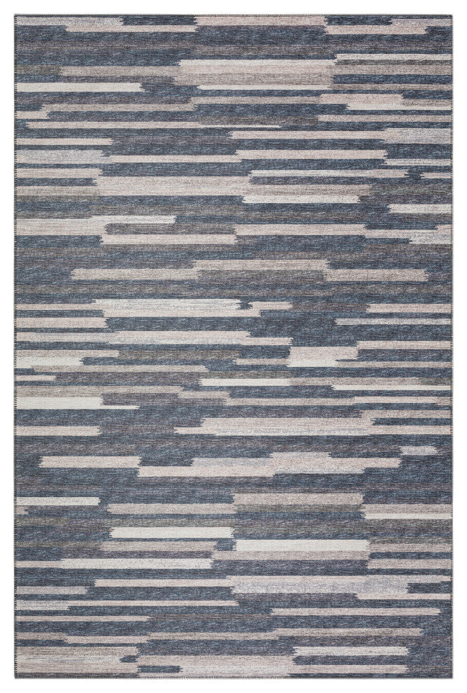 Indoor/Outdoor Sedona SN8 Slate Machine Washable 8' x 10' Rug