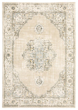 Oriental Weavers Sphinx Andorra 303D  Rug, Beige/Ivory, 5'3"x7'3"
