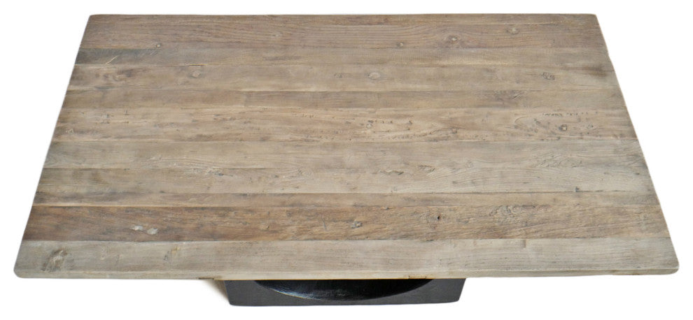 Salvaged Hole Base Coffee Table