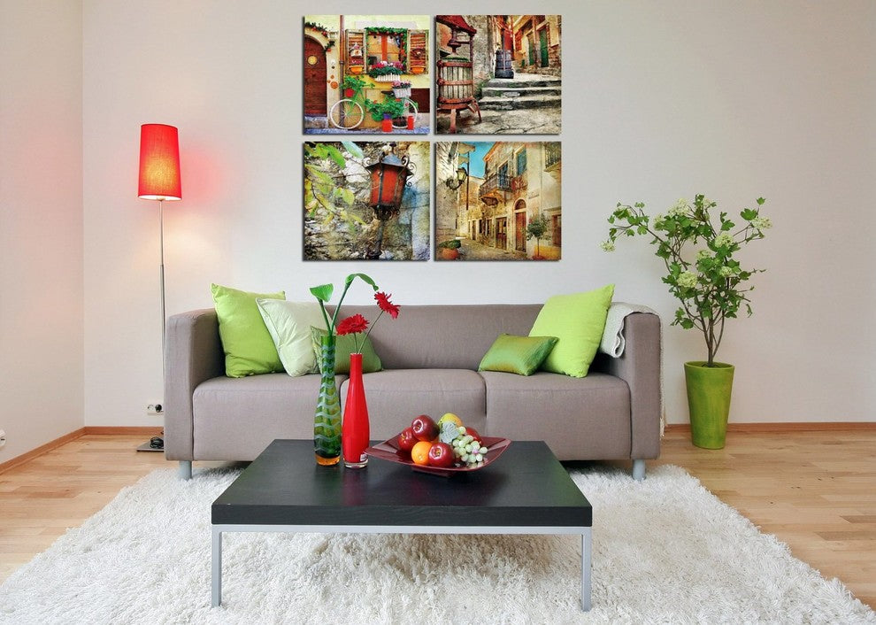 "Ciao Bella III" Tempered Glass Wall Art