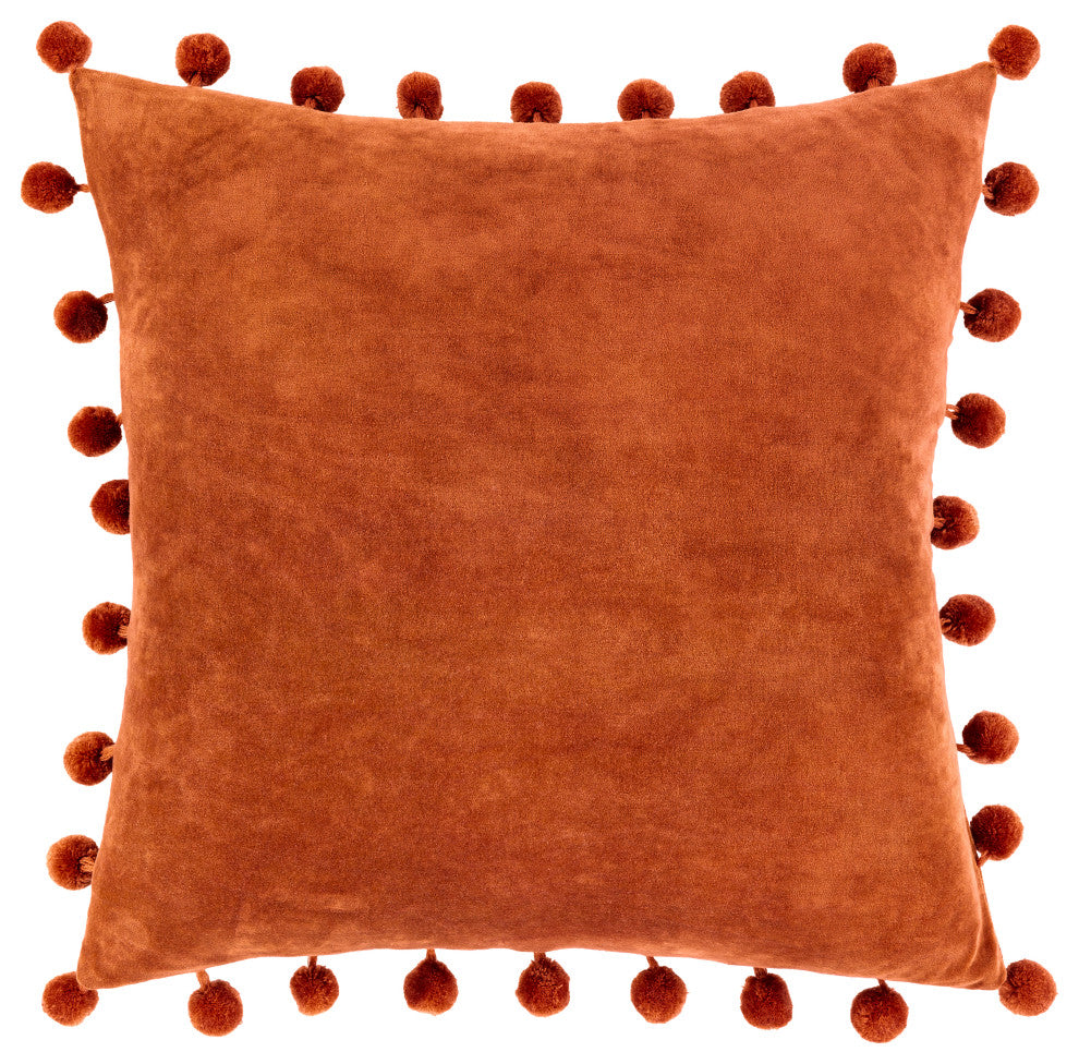 Surya Serengeti SGI-006 18"x18" Pillow Cover, Burnt Orange