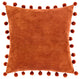 Surya Serengeti SGI-006 18"x18" Pillow Cover, Burnt Orange
