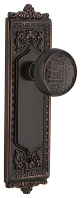 Egg and Dart Plate Single Dummy Craftsman Door Knob