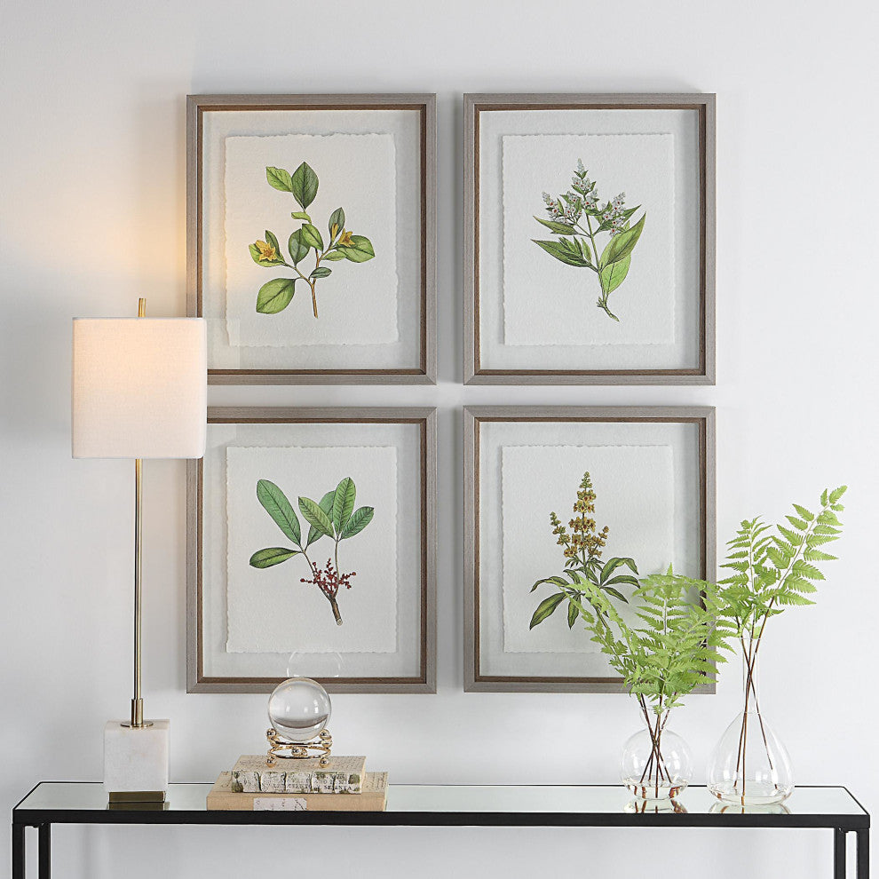 Uttermost 41461 Wildflower Study 22" x 19" Framed Floral Painting
