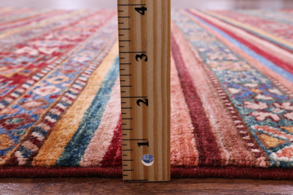 5' 8" X 7' 10" Super Kazak Khorjin Hand-Knotted Wool Rug - Q12853