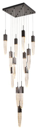 Bethel International ADS23C20BG 13 Light Chandelier, Black
