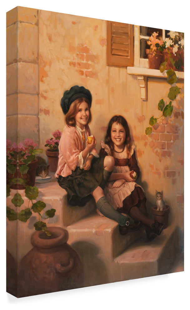 Alan Murray 'Children' Canvas Art