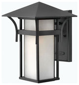 Hinkley Harbor Medium Wall Mount Lantern, Satin Black
