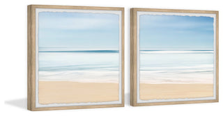 Sea Waves Foam Diptych, 2-Piece Set, 32x32 Panels