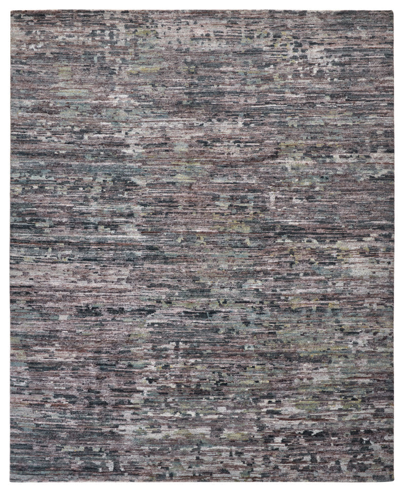 Weave & Wander Clarkson Rug, Lilac/Blue/Gray, 7ft-9in x 9ft-9in