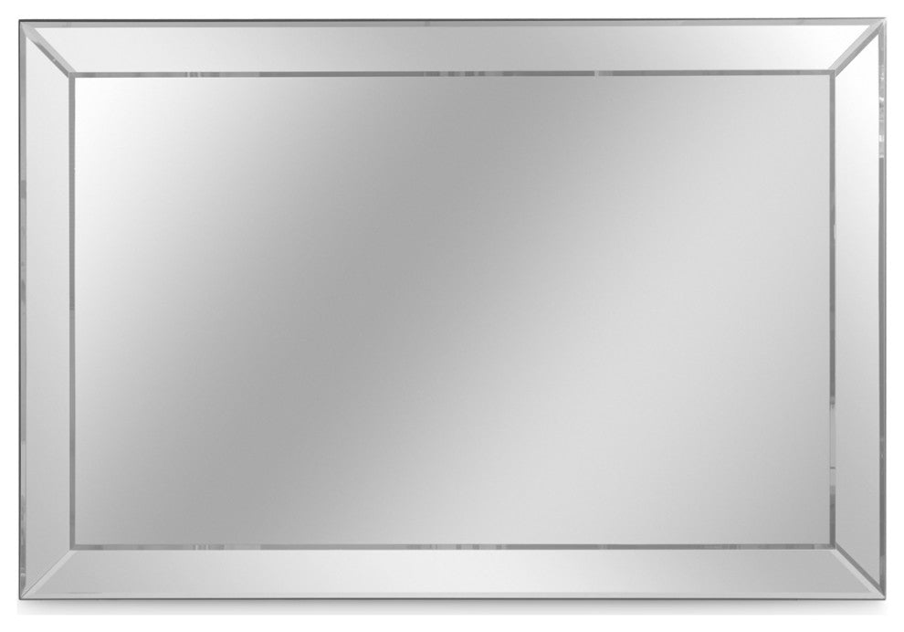 Carmela Wall Mirror Glossy Charcoal Sand