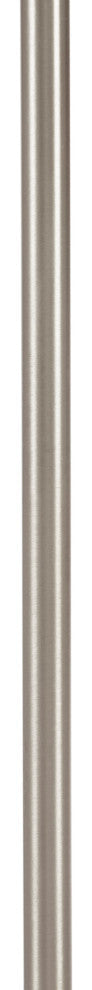 Hampton Hill 5-Light Dimmable Adjustable Height Chandelier, Silver/White