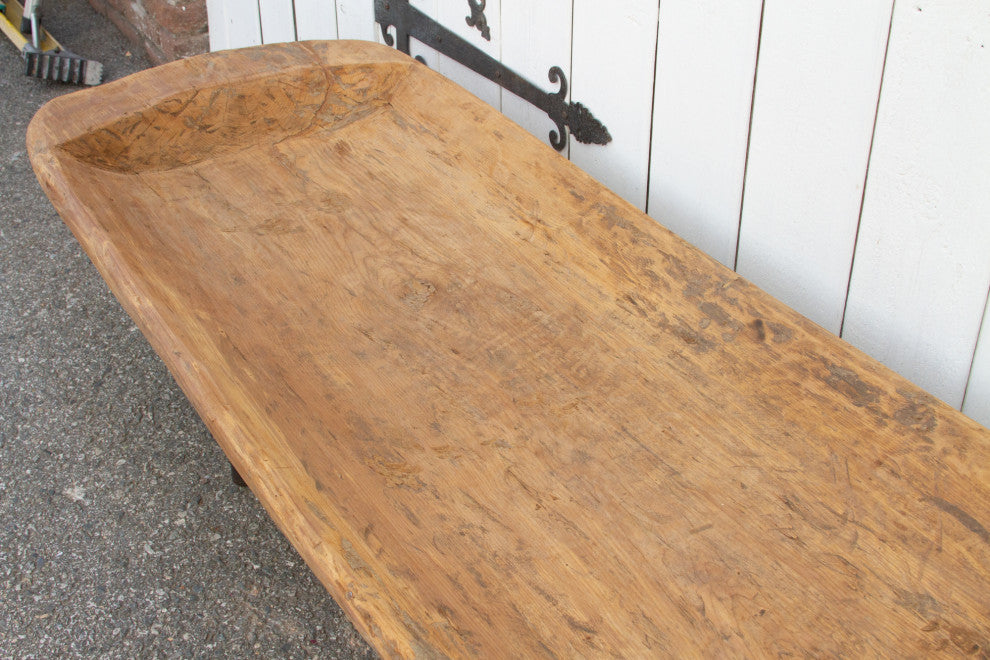 Antique Naga Wooden Trough Table
