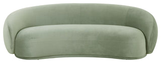 Kendall Moss Green Velvet Sofa, Moss Green