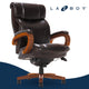 La-Z-Boy Big and Tall Trafford Executive Office Chair with AIR Lumbar Brown