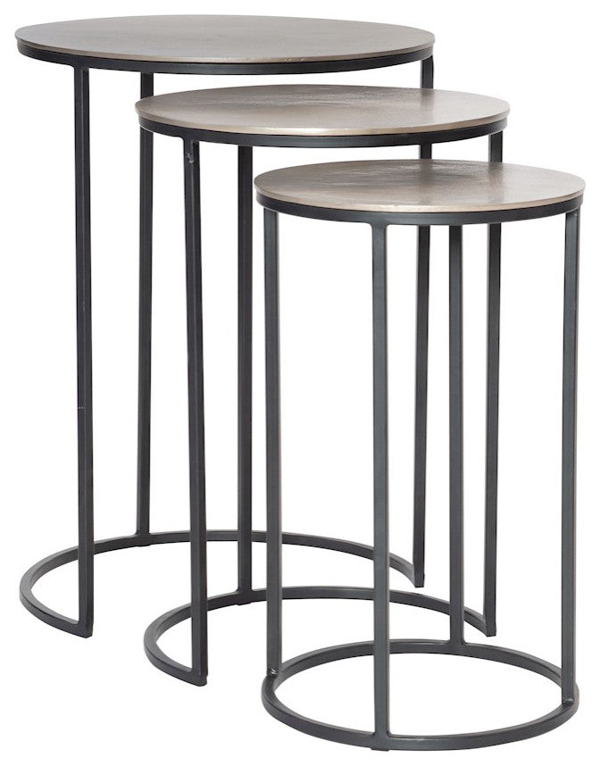 Uttermost Erik Metal Nesting Tables, Set of 3, 25057